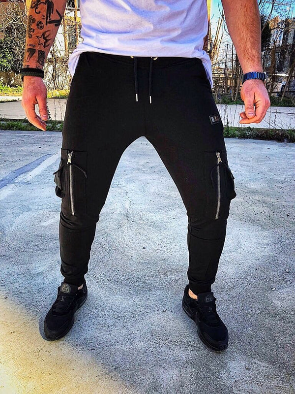 Black Side Pockets Jogger Pant DM3 Streetwear Jogger Pants